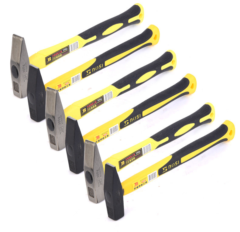 Persian Fitter Hammer Fiber Handle Electric Hammer Sheet Metal Hammer Flat Hammer Hammer Household Hand Hammer Flat Hammer Hammer Hammer Tool