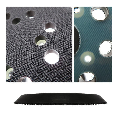 5-Inch 8-Hole 4-Eye Electric Polishing Disc Pu Hook and Loop Tray Self-Adhesive Flocking Sandpaper Suction Cup Sanding Machine Base - Kasa & Pet