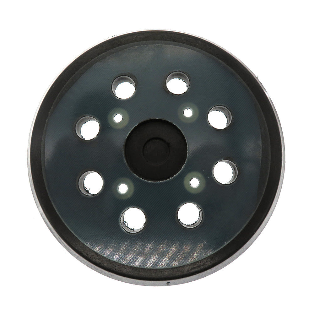 5-Inch 8-Hole 4-Eye Electric Polishing Disc Pu Hook and Loop Tray Self-Adhesive Flocking Sandpaper Suction Cup Sanding Machine Base
