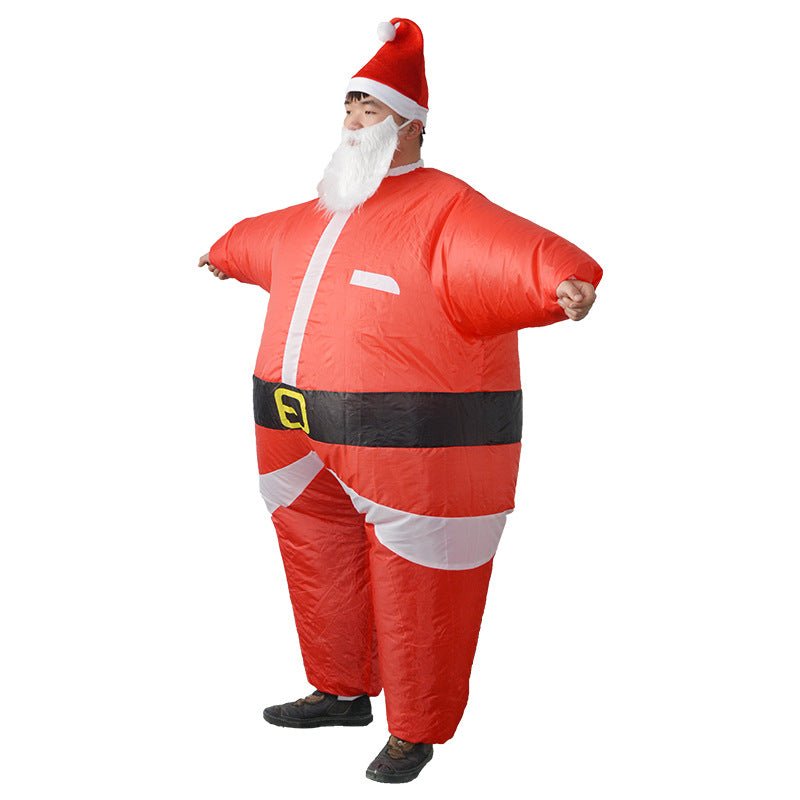 Christmas foreign trade Christmas stage props Christmas costume Santa Claus inflatable doll costume