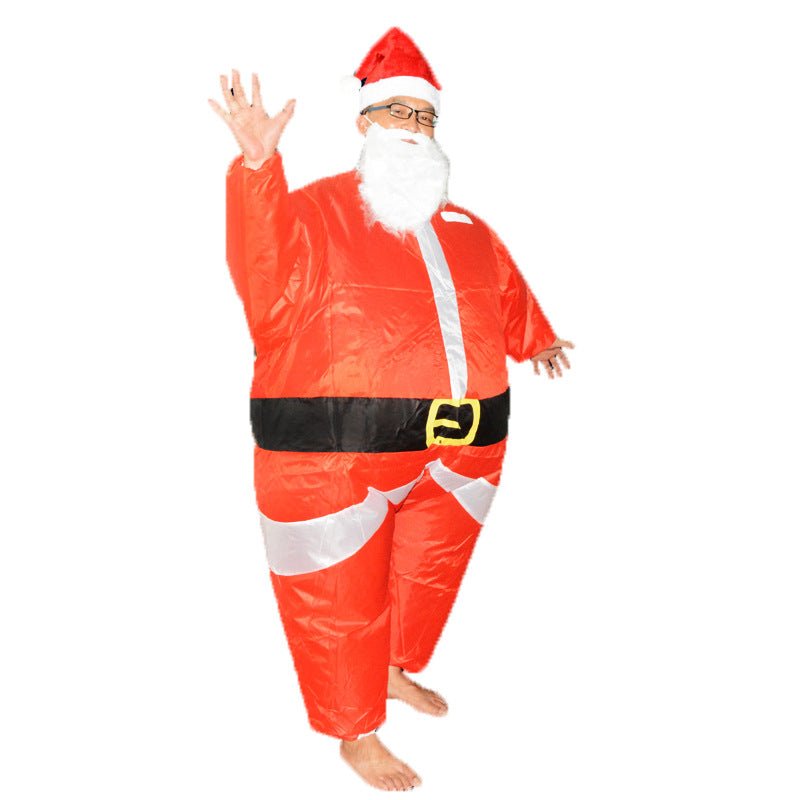Christmas foreign trade Christmas stage props Christmas costume Santa Claus inflatable doll costume