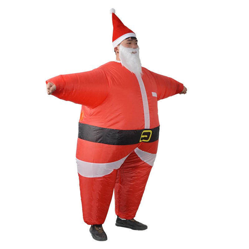 Christmas foreign trade Christmas stage props Christmas costume Santa Claus inflatable doll costume