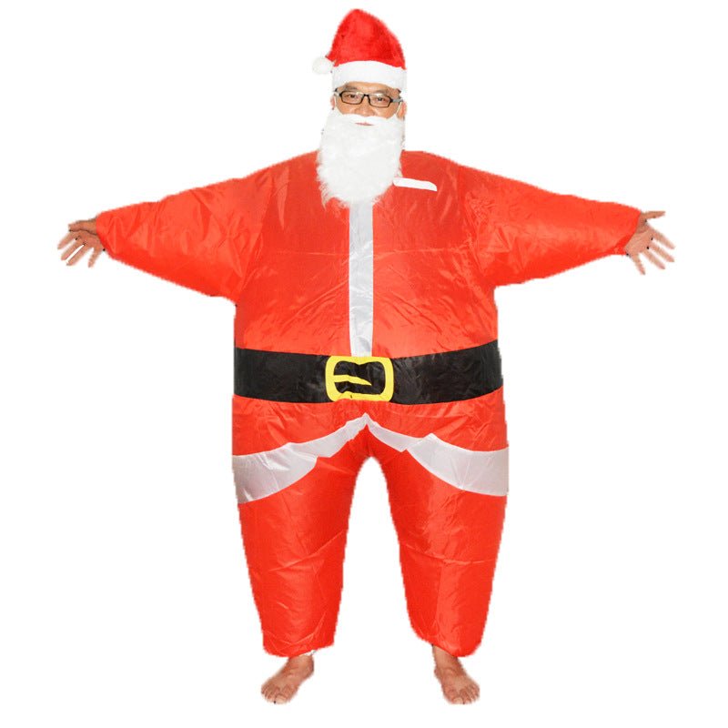 Christmas foreign trade Christmas stage props Christmas costume Santa Claus inflatable doll costume