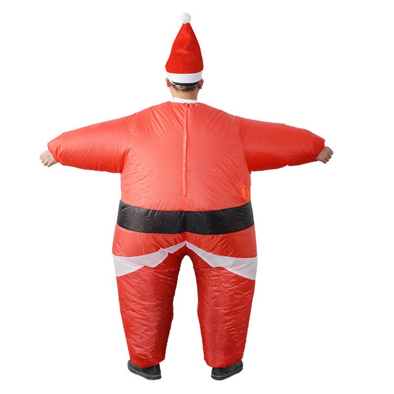 Christmas foreign trade Christmas stage props Christmas costume Santa Claus inflatable doll costume