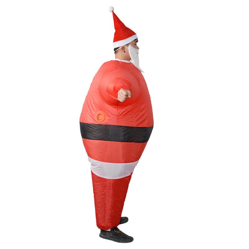Christmas foreign trade Christmas stage props Christmas costume Santa Claus inflatable doll costume
