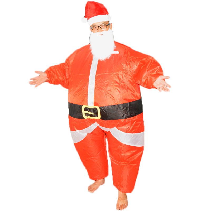 Christmas foreign trade Christmas stage props Christmas costume Santa Claus inflatable doll costume