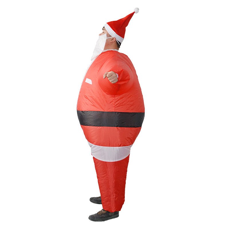 Christmas foreign trade Christmas stage props Christmas costume Santa Claus inflatable doll costume