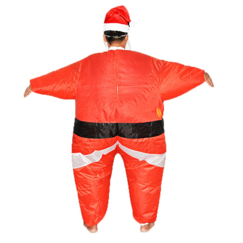 Christmas foreign trade Christmas stage props Christmas costume Santa Claus inflatable doll costume