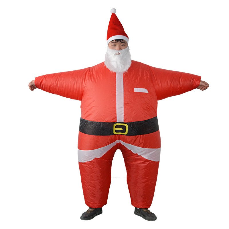 Christmas foreign trade Christmas stage props Christmas costume Santa Claus inflatable doll costume