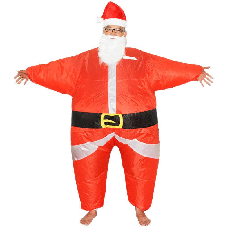 Christmas foreign trade Christmas stage props Christmas costume Santa Claus inflatable doll costume
