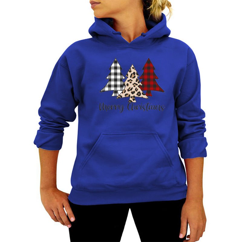 Christmas Merry christmas Christmas Tree Print Long Sleeve Sweat Loose Casual AliExpress