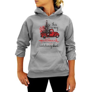 Christmas Merry christmas Christmas Tree Print Long Sleeve Sweat Loose Casual AliExpress