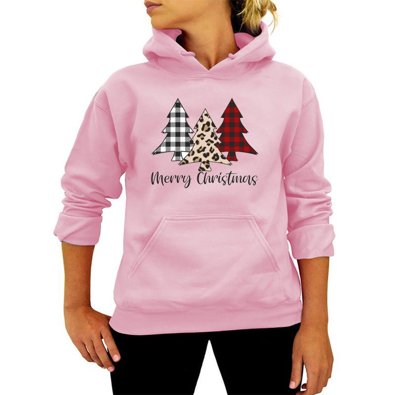 Christmas Merry christmas Christmas Tree Print Long Sleeve Sweat Loose Casual AliExpress