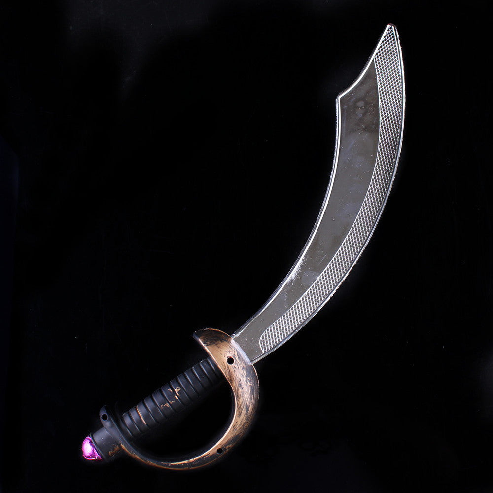 Cosplay Halloween Pirate Hat Mask Pirates of the Caribbean Knife Pirate Flag Trumpet Horn Eye Mask Costume