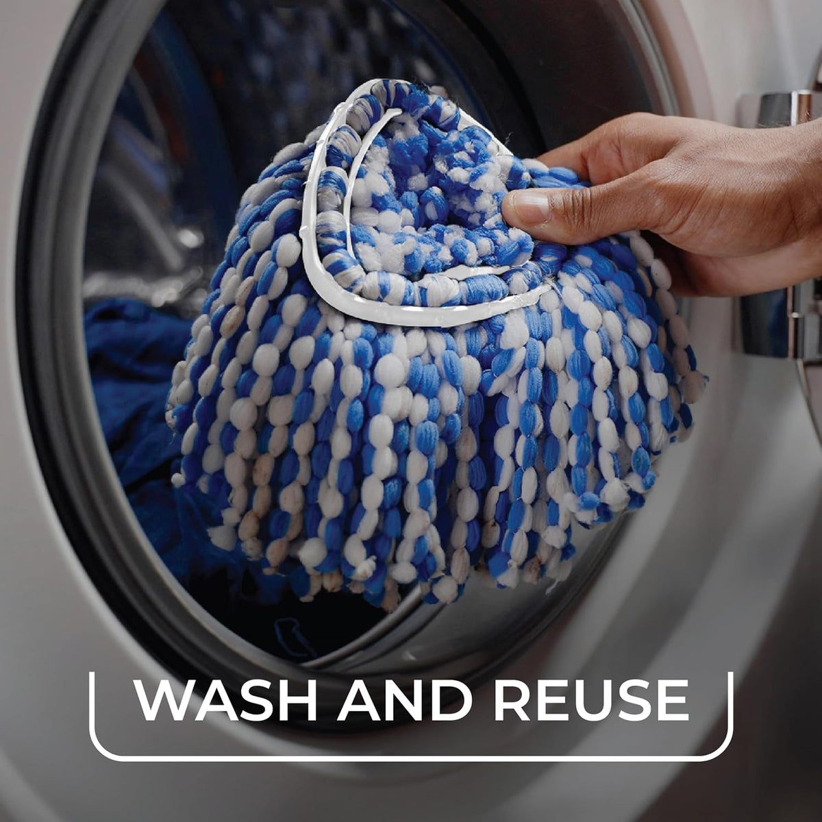 O-Cedar RinseClean Spin Mop & Bucket System | Clean with Clean Water | Removes 99% of Bacteria