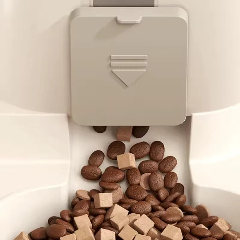 Comedouro de Grande Capacidade para Animais de Estimação com Dispensador Automático de Água Integrado, Tigela para Gatos, Tigela para Cães, Suprimentos para Animais de Estimação