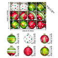 Bolas de natal ornamento conjunto árvore de natal pendurado pingente 2024 decoração de natal para casa presente de ano novo decorações navidad