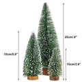 Decoração de natal artificial mini árvore ornamentos em miniatura cedro neve pinho decoração mesa escritório em casa 2024 presentes paisagem natal