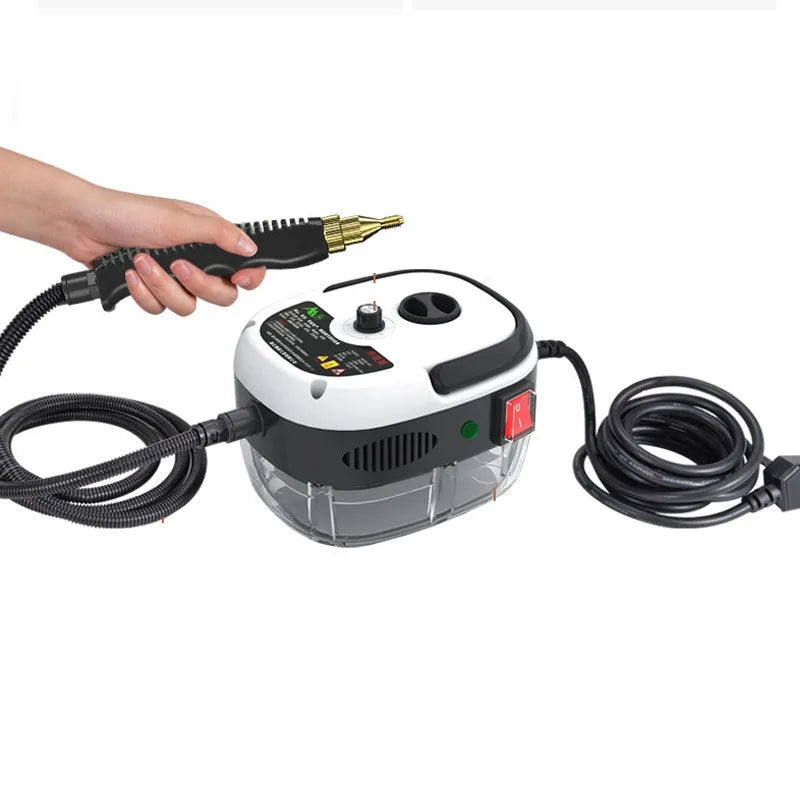Limpador a vapor 2500W, esterilização de alta temperatura, jato de pressão, máquina de lavar para casa, carro, cozinha, ar condicionado, 220V, plugue UE