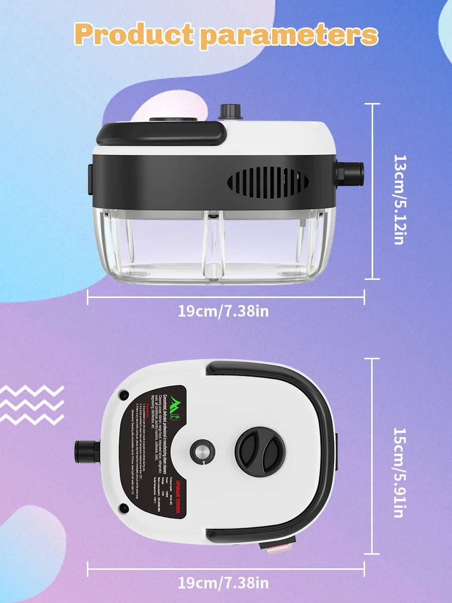 Limpador a vapor 2500W, esterilização de alta temperatura, jato de pressão, máquina de lavar para casa, carro, cozinha, ar condicionado, 220V, plugue UE