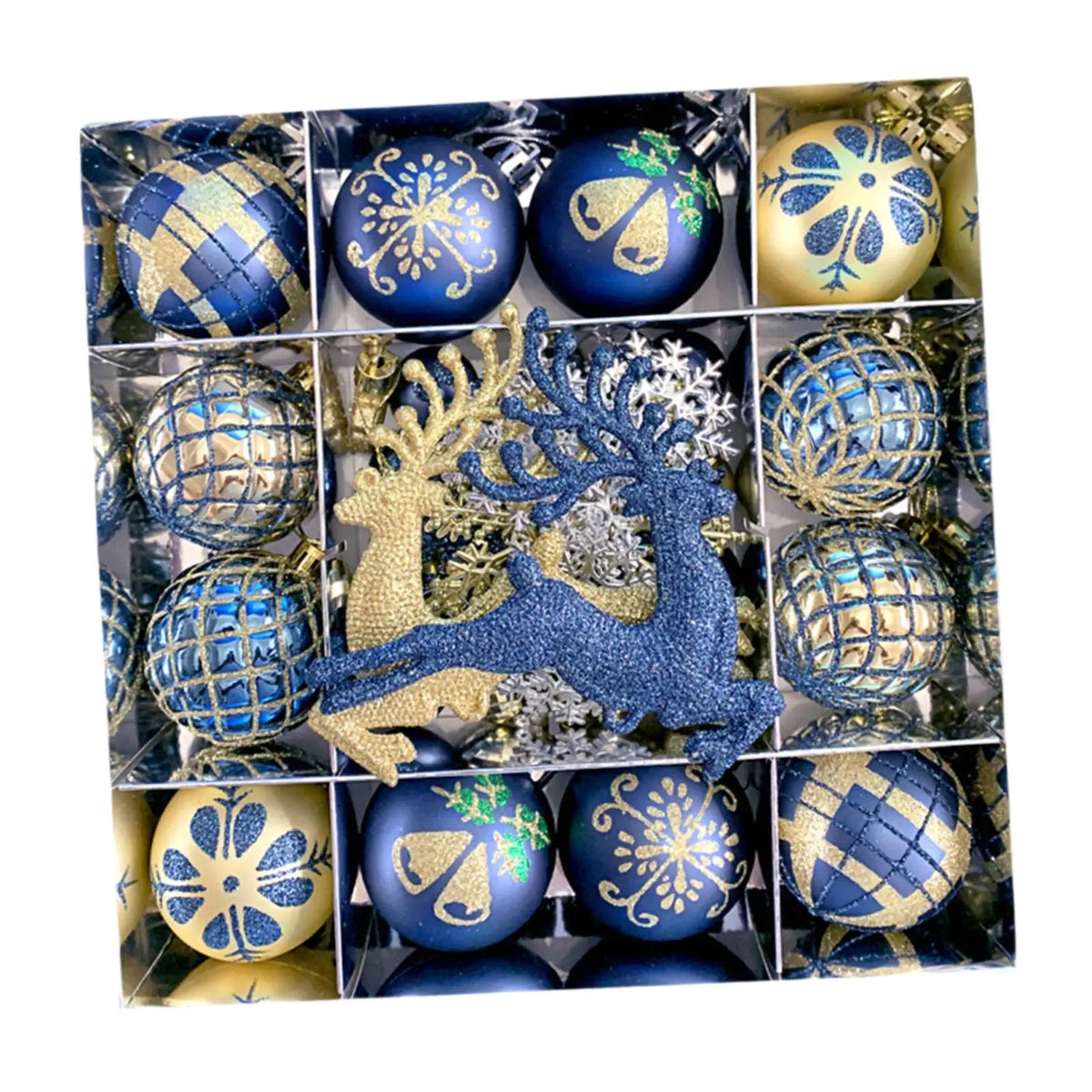 Bolas de natal ornamento conjunto árvore de natal pendurado pingente 2024 decoração de natal para casa presente de ano novo decorações navidad