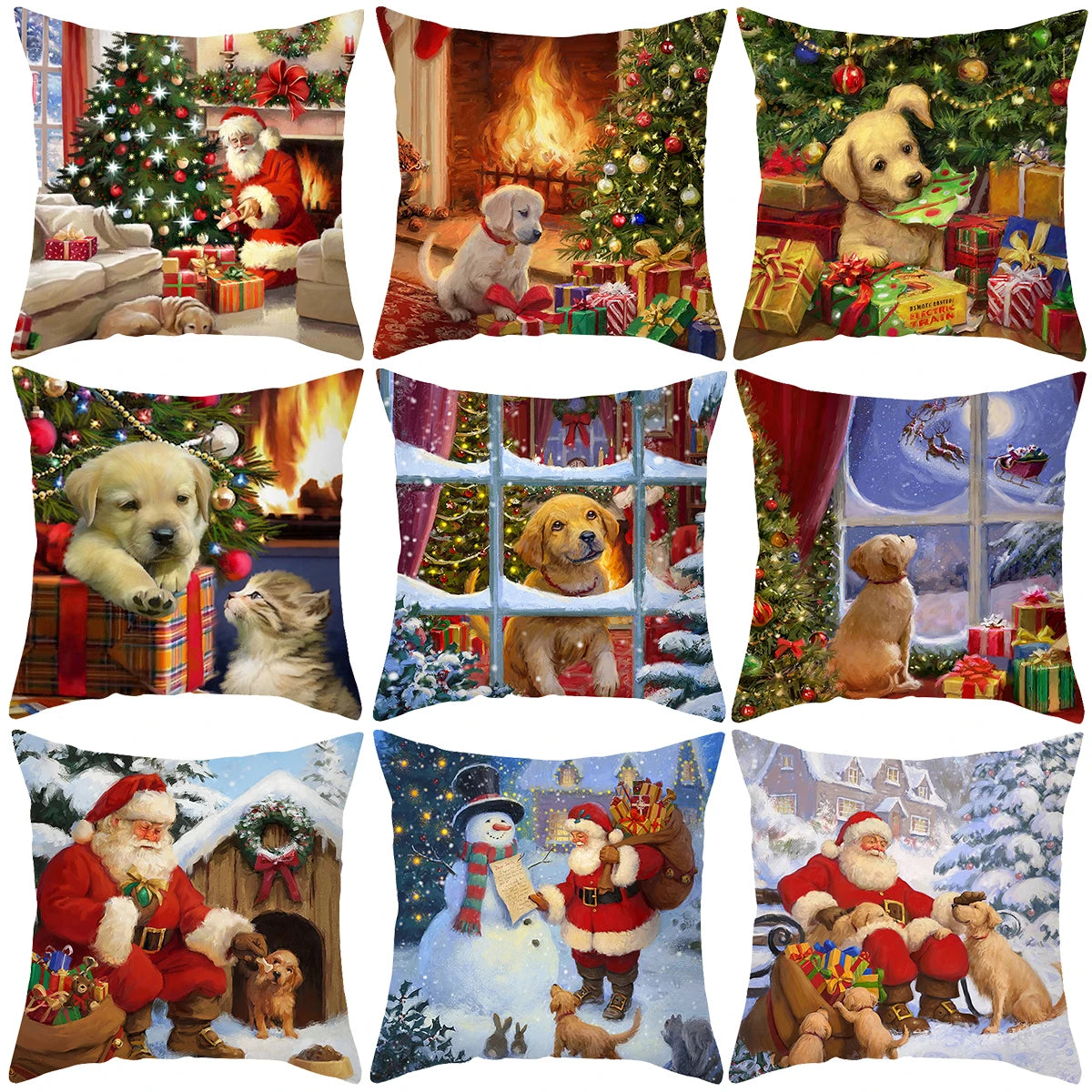 Capa de almofada de natal decorações de natal para casa 2025 feliz natal ornamento fronha natal navidad ano novo 2026 presentes