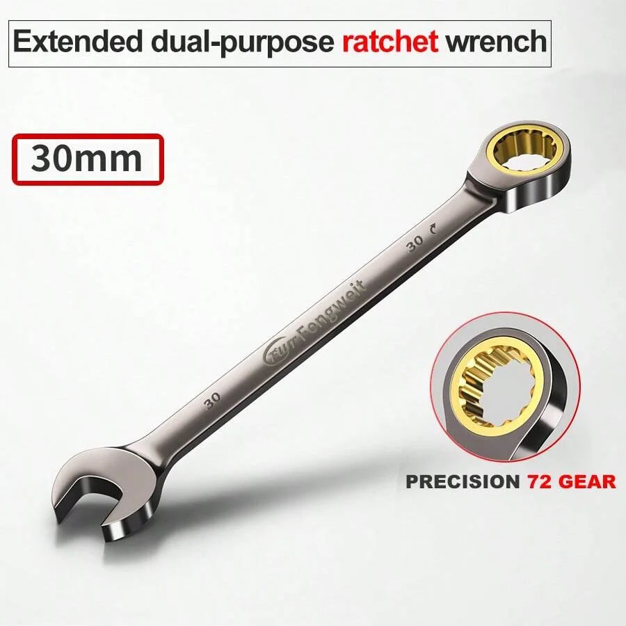 Chave de catraca 6-32mm, chave combinada, chave de dupla utilização, ferramenta de reparo universal para manutenção de carros e motocicletas Kasa & Pet