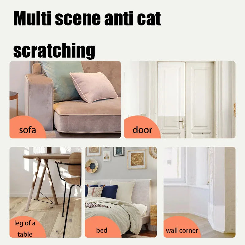3m acessórios para gatos almofadas de proteção de sofá protetores de móveis capa transparente pvc auto-adesivo suprimentos para gatos produtos para animais de estimação