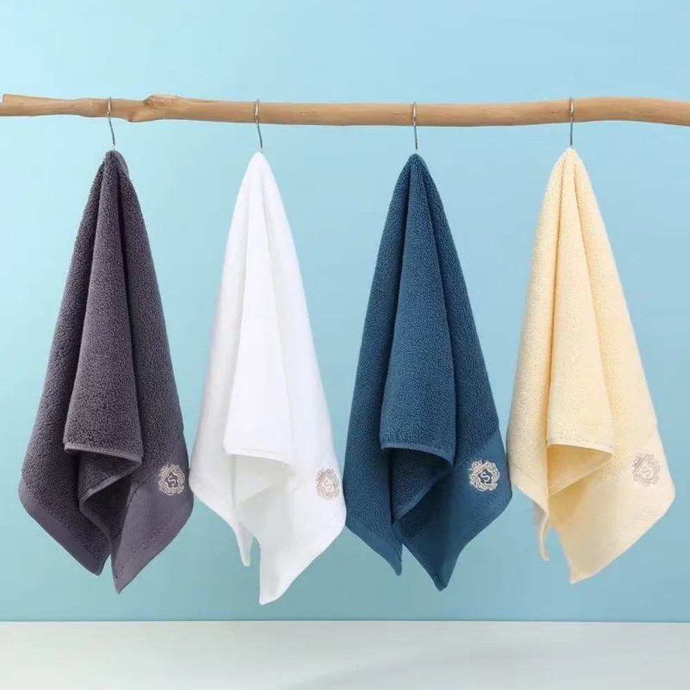 Toalhas de Banho de Algodão para o Banheiro - Dois Tamanhos, Adequadas para Uso no Rosto e Corpo. Altamente Absorvente. Toalhas de Banho Esportivas Absorventes.