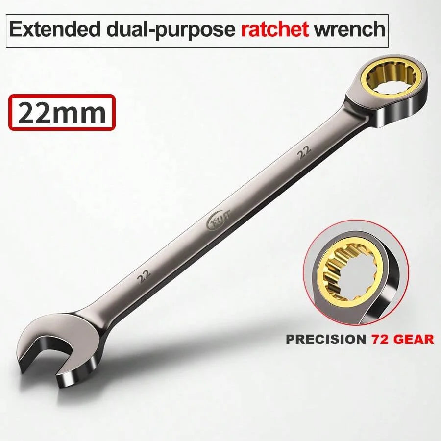 Chave de catraca 6-32mm, chave combinada, chave de dupla utilização, ferramenta de reparo universal para manutenção de carros e motocicletas Kasa & Pet