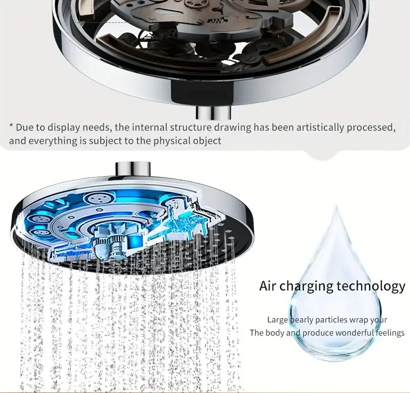 Grande fluxo chuvas cabeça de chuveiro 25cm pulverizador superior alta pressão cabeça chuveiro poupança água torneira do chuveiro acessórios do banheiro
