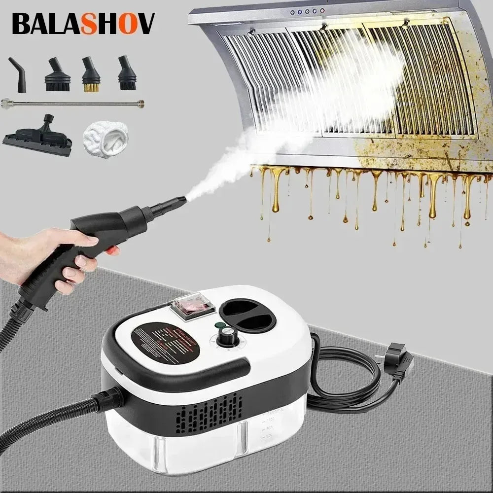 Limpador a Vapor Portátil de Alta Temperatura para Cozinha, Carro, Piso e Mais, 220V