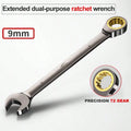 Chave de catraca 6-32mm, chave combinada, chave de dupla utilização, ferramenta de reparo universal para manutenção de carros e motocicletas