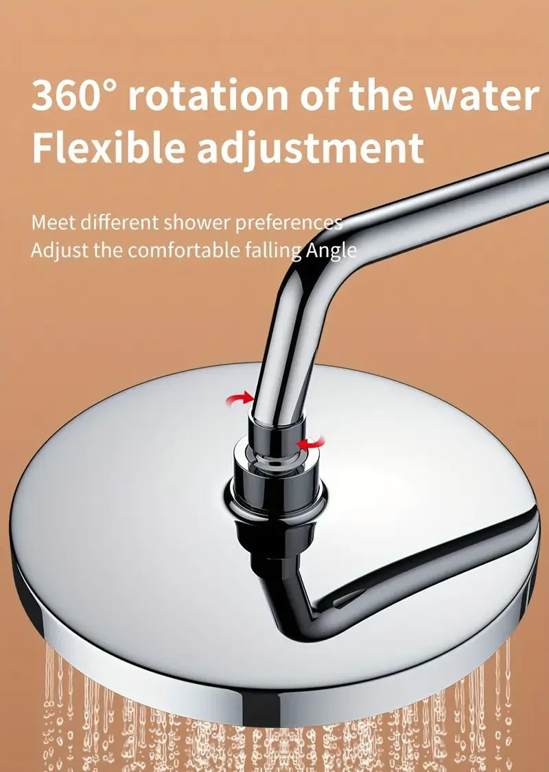 Grande fluxo chuvas cabeça de chuveiro 25cm pulverizador superior alta pressão cabeça chuveiro poupança água torneira do chuveiro acessórios do banheiro
