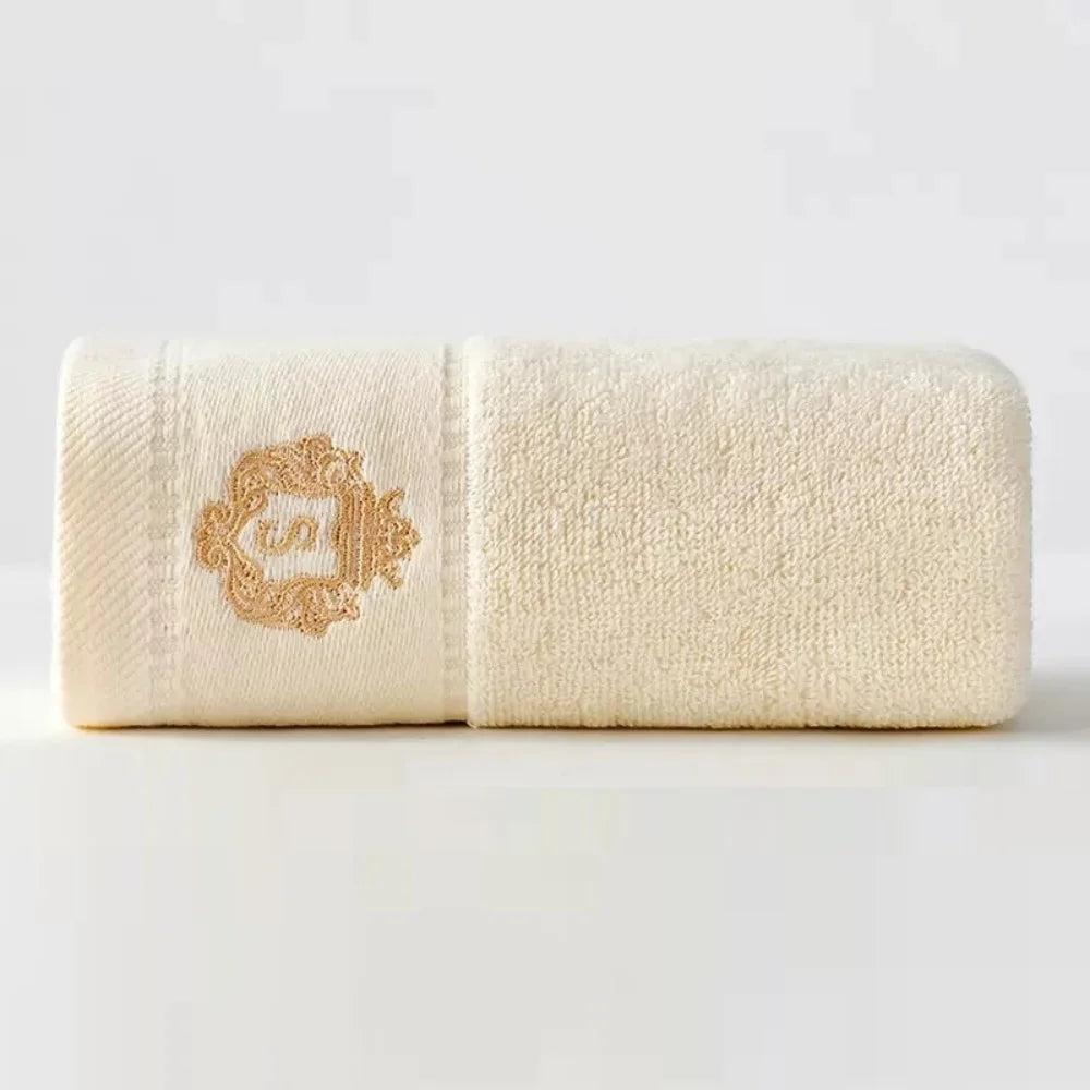 Toalhas de Banho de Algodão para o Banheiro - Dois Tamanhos, Adequadas para Uso no Rosto e Corpo. Altamente Absorvente. Toalhas de Banho Esportivas Absorventes.