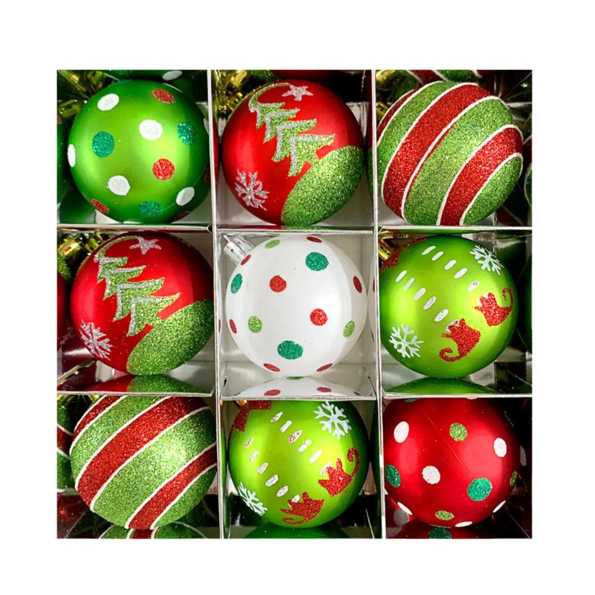 Bolas de natal ornamento conjunto árvore de natal pendurado pingente 2024 decoração de natal para casa presente de ano novo decorações navidad