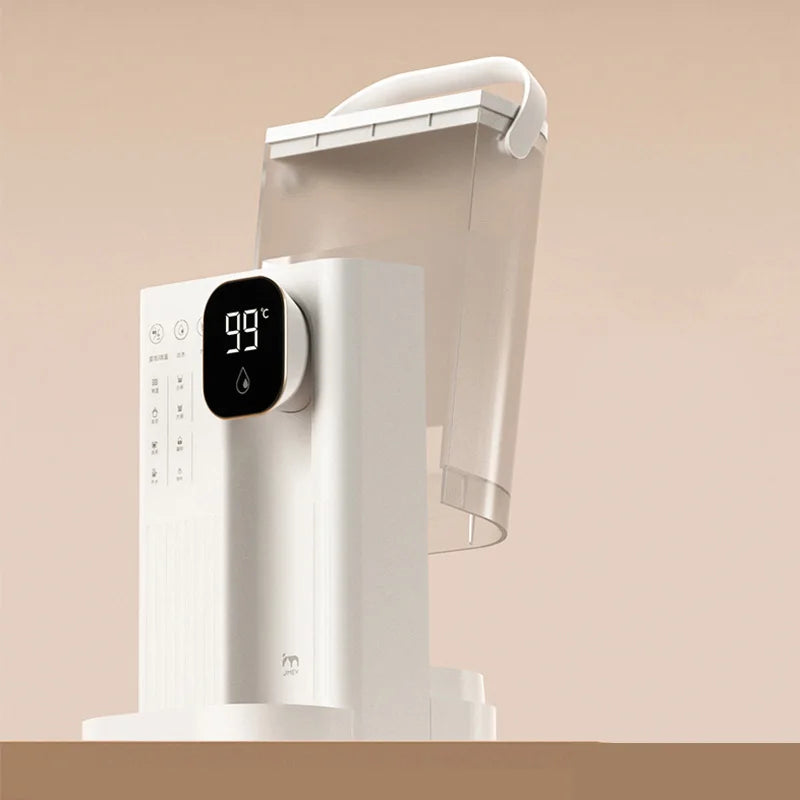Jmeye dispensador de água de calor instantâneo portátil casa escritório chá fabricante dois métodos enchimento água aquecedor desktop purificador água