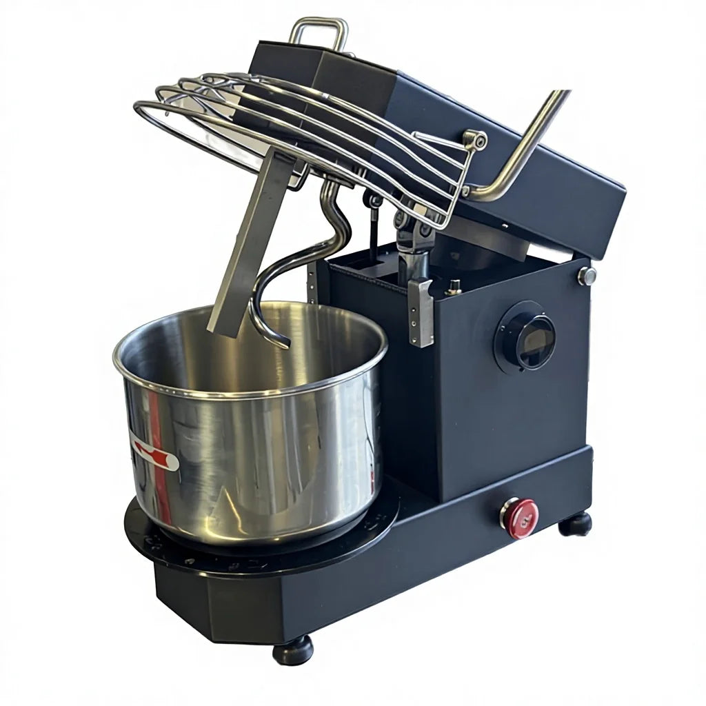 ZBX HM-5TD New Industrial Automatic High Productivity 2kg 4kg Brushless Motor Wheat Bread Machine Spiral Dough Mixer Flour Mill
