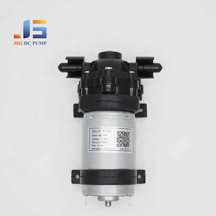 12V 24V 20W 5A 50-100 PSI Diaphragm Water Pump Brushless DC Motor High Pressure Booster for Agriculture Circulation