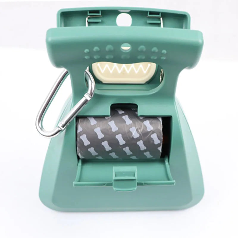Dispensador de saco de cocô de cachorro, viagem dobrável, colher de cocô, limpo, selecionador de resíduos de animais, ferramentas de limpeza, produtos para animais de estimação