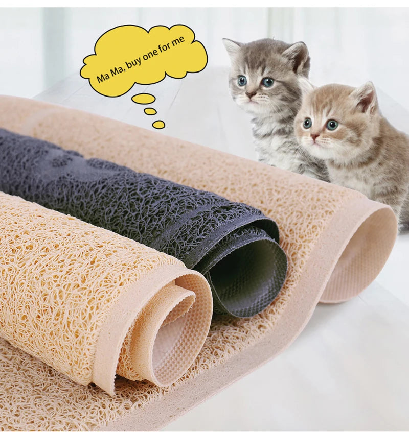 Gato e cão pet esteira bonito gato maca almofada pé tapete antiderrapante prato tigela comida alimentação esteira almofada colocação acessórios para animais de estimação