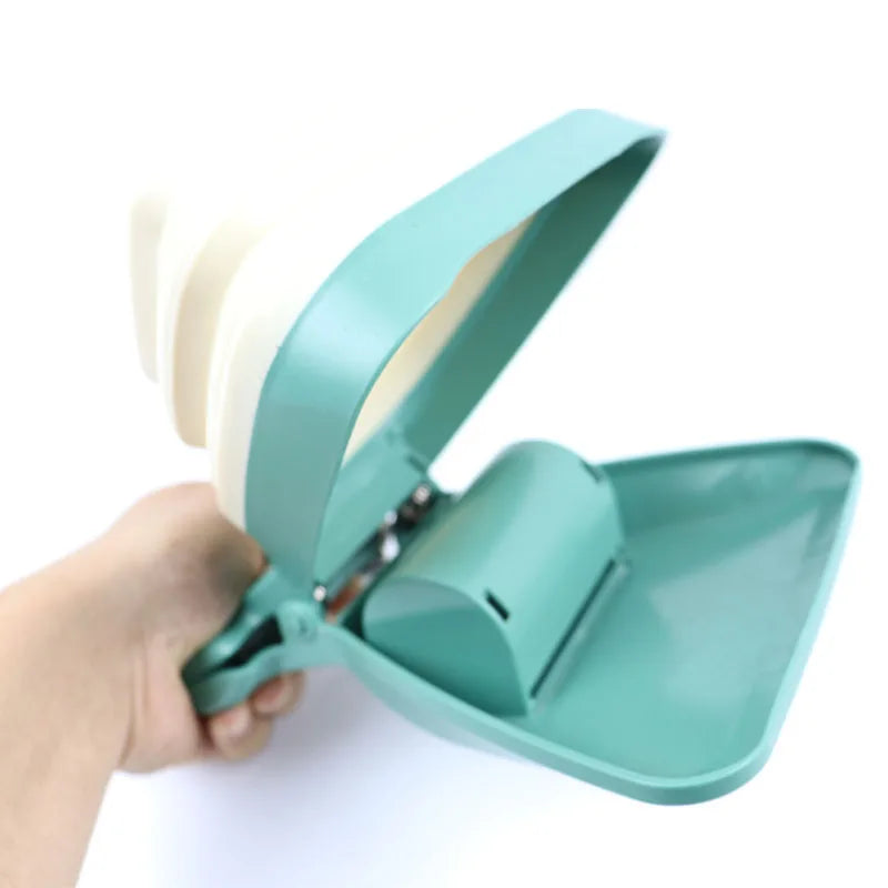 Dispensador de saco de cocô de cachorro, viagem dobrável, colher de cocô, limpo, selecionador de resíduos de animais, ferramentas de limpeza, produtos para animais de estimação
