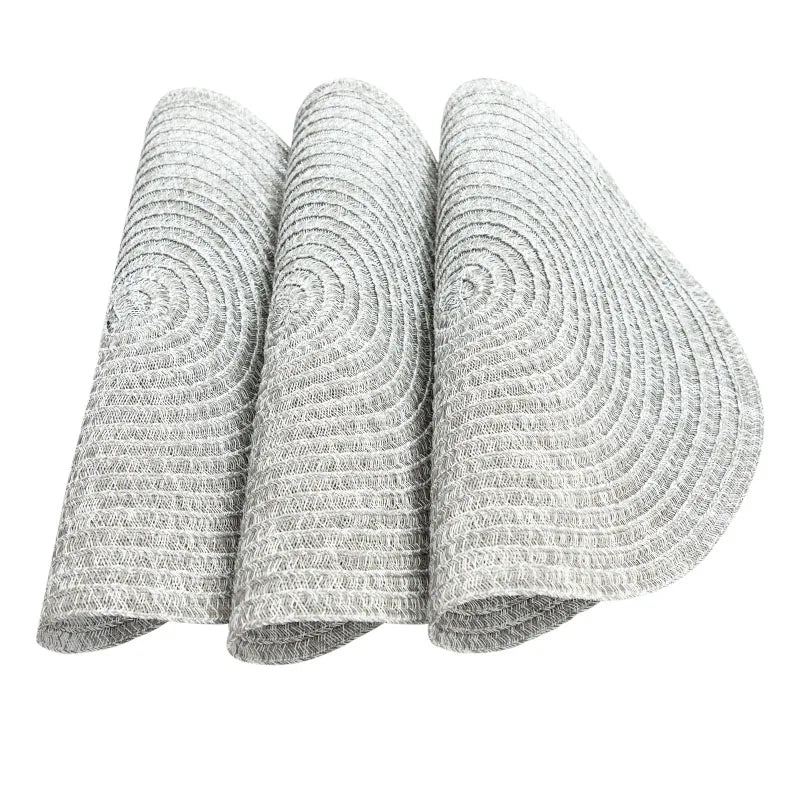 HuanGang Factory Wholesale Modern Europe Style Eco-Friendly Heat Resistant Custom Printed PVC Kitchen Placemats Washable