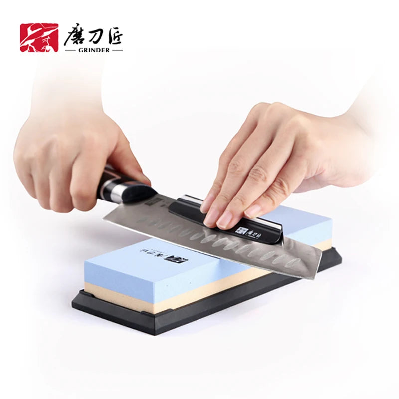 TAIDEA Professional Knife Sharpener  Double Sides  Whetstone  180/600 Grit for Kitchen and Garden Tools Coarse Sharpening