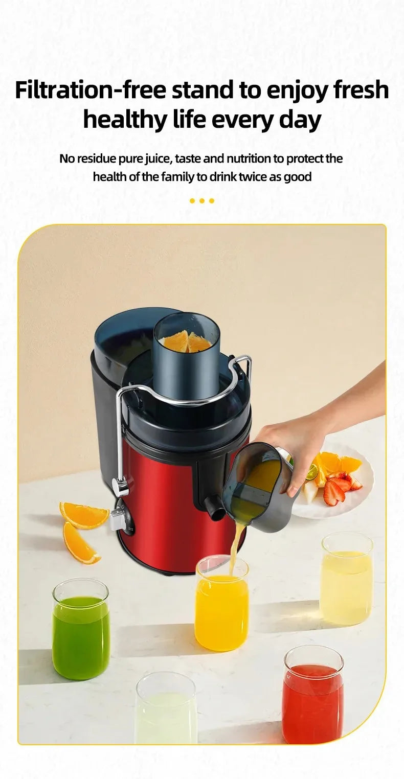 High Quality Automatic High-speed 3-speeds Electric Commercial Blender Multifunctional Juicer Smoothie Machine For Home