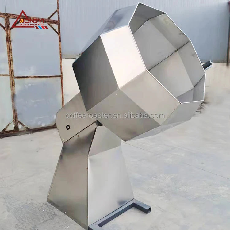 Stainless Steel Coffee Bean or  Powder Mixing Machine Curd Crust Blender Machine Groundnut Seasoning Machine