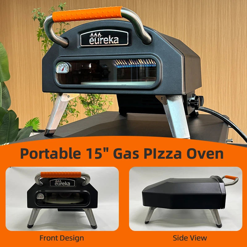 15 Inch Rotating Propane Lpg Burner Large Pizza Oven Gas