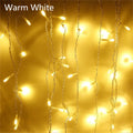 Luzes de natal cachoeira decoração ao ar livre 5m droop 0.4-0.6m luzes led cortina luzes da corda festa ggarden beirais decoração