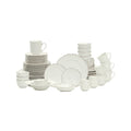 Dinnerware Sets Ceramics Tableware White Stoneware Gift Ceramic Plates and Bowls for Home Kitchen