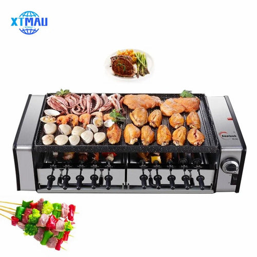 1600w Smokeless Electric Grill Portable Bbq Grill With Adjustable Temperature Control - Kasa & Pet